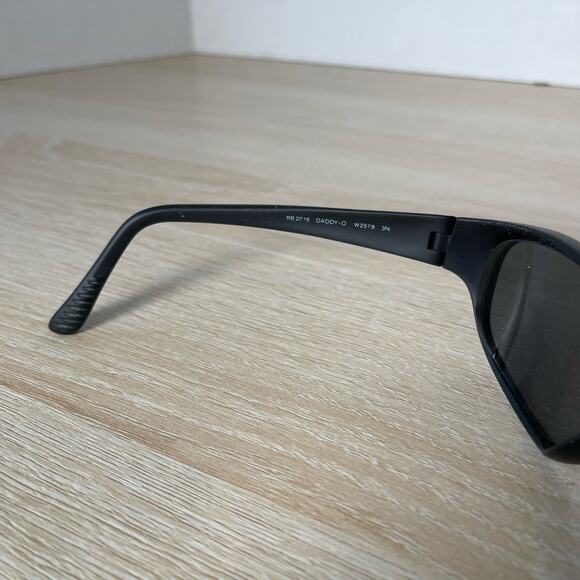 Ray-Ban RB2016 Daddy-O W2578 Sunglasses Matte Black Rubber FRAMES - Picture 5 of 10